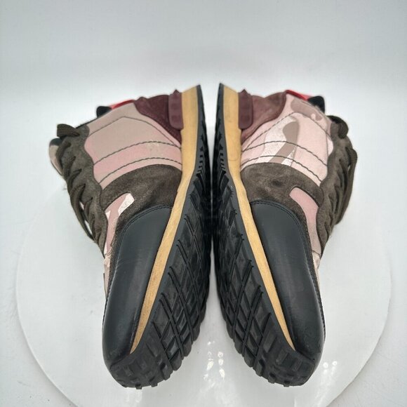 Valentino Garavani Rockrunner Men EU 43 US 10 Camouflage Leather Suede Shoe - Picture 7 of 13